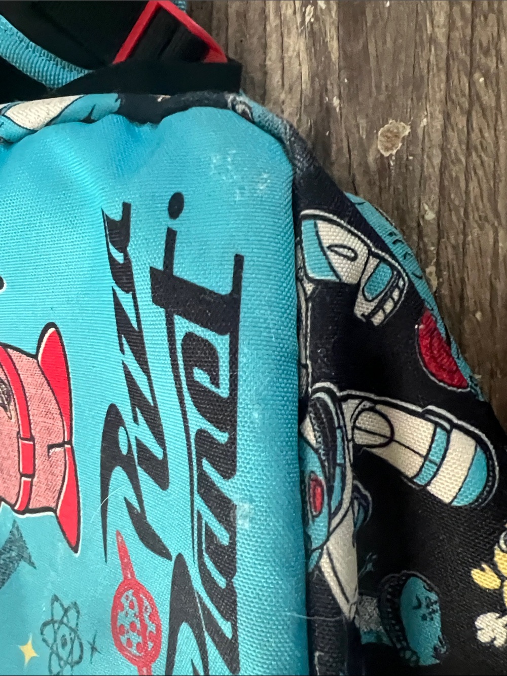 Disney Parks Toy Story Pizza Planet Alien The Claw Backpack Full Size Canvas - Picture 7 of 8